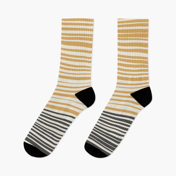 Item preview, Natural Stripes Modern Minimalist Colour Block Pattern in Charcoal Grey, Muted Mustard Gold, and Cream Beige designed and sold by kierkegaard.