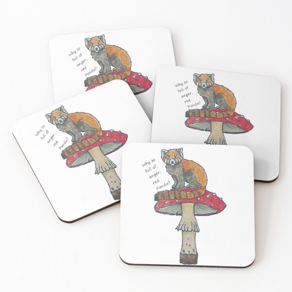 Item preview, Angry red panda designed and sold by ElsieVirgo91.