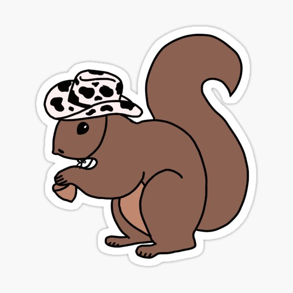 Item preview, Squirrel with Cowboy Hat designed and sold by bborer.