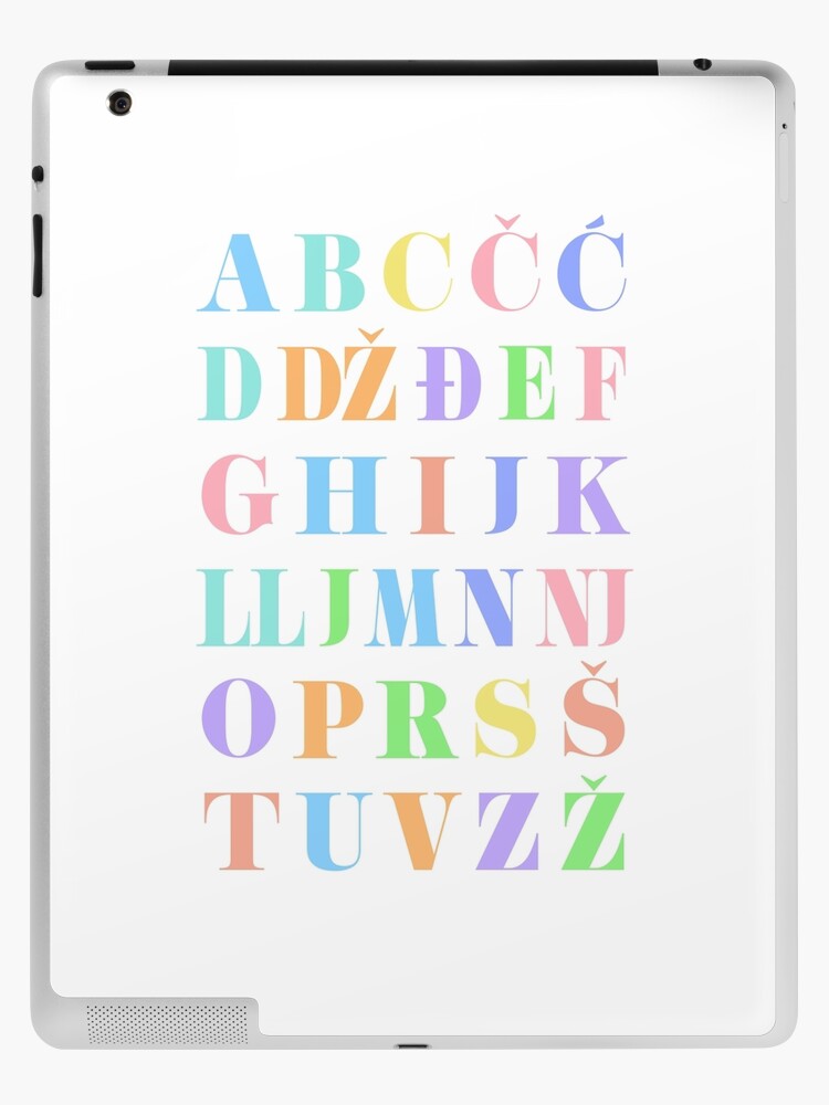 Armenian Alphabet Chart, Armenia Language Chart, White iPad Case & Skin  for Sale by typelab