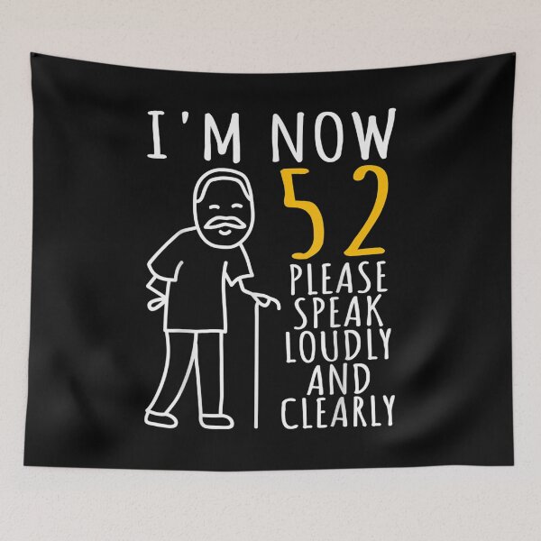 Item preview, Mens 52th Birthday For Him I'm Now 52 Years Old Cool Bday  designed and sold by lucretia155.