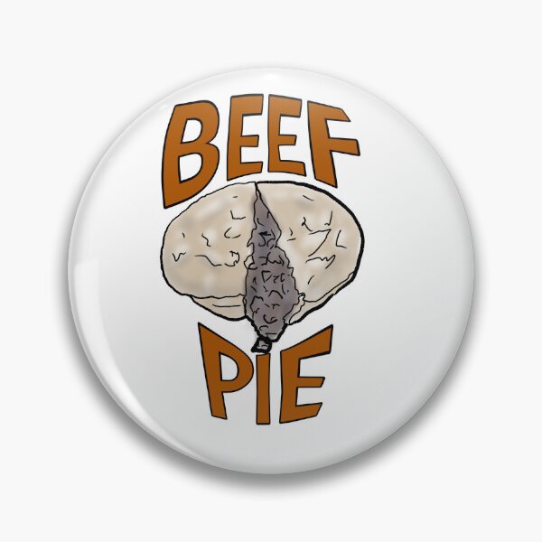 Item preview, BEEF PIE - meat pie, dripping beef - graphic text designed and sold by Dopamine Dumpster.