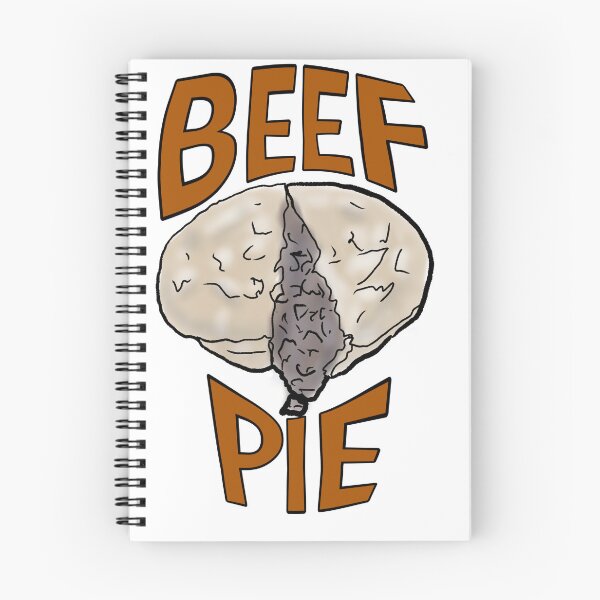 Item preview, BEEF PIE - meat pie, dripping beef - graphic text designed and sold by Dopamine Dumpster.