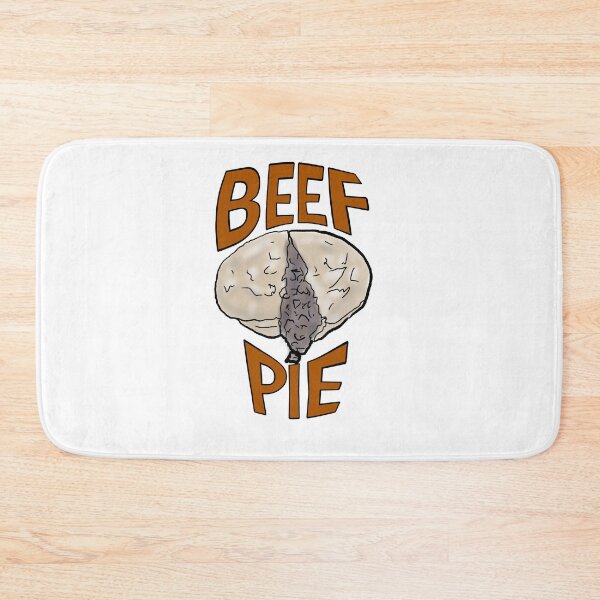 Item preview, BEEF PIE - meat pie, dripping beef - graphic text designed and sold by Dopamine Dumpster.
