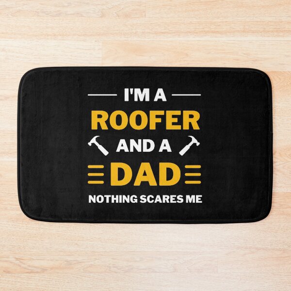Item preview, I'm a roofer and a dad nothing scares me - father building a house father's day designed and sold by DSOC-Clothing.
