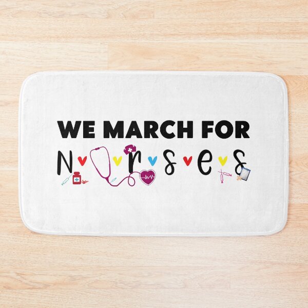 Item preview, Copy of We March For Nurses Million Nurse March Women Power Nurse designed and sold by Creativy.