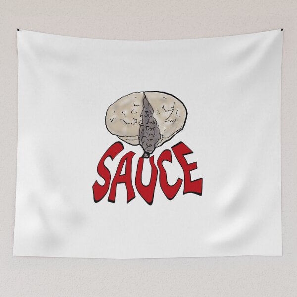 Item preview, SAUCE - Meat pie - beef pie - dripping mince - watercolour designed and sold by Dopamine Dumpster.
