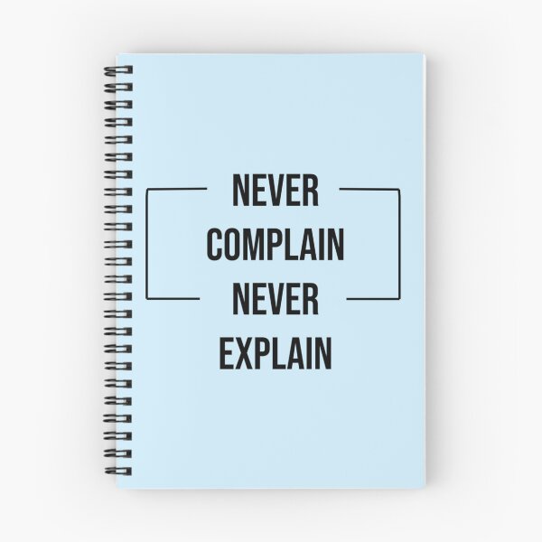 Item preview, never complain never explain  designed and sold by Ellie-UK.