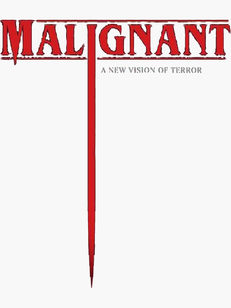"Malignant Logo Essential TShirt" Sticker by JacquelineKrebs Redbubble
