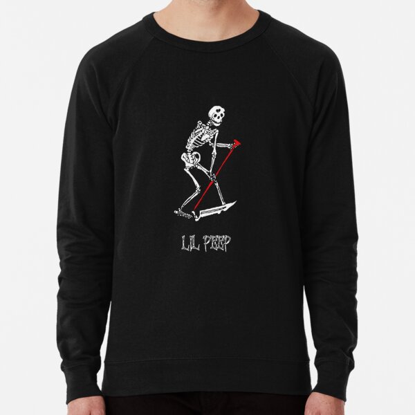 Lil Peep Skeleton Design Essential T-Shirt Leichter Pullover
