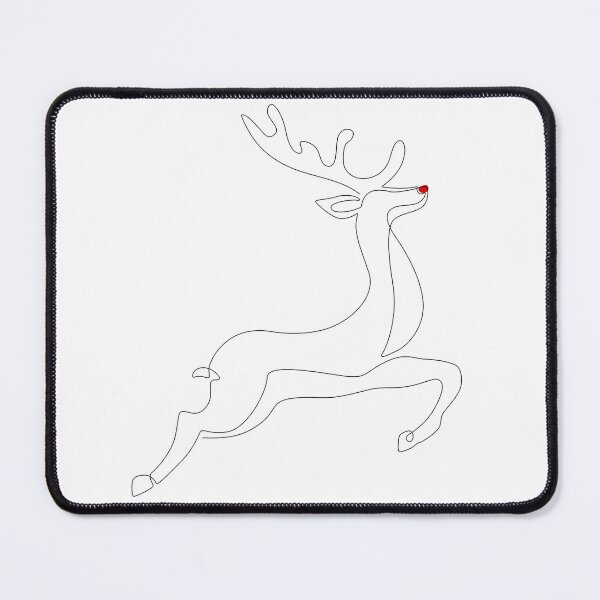 Item preview, Red Nose Christmas Reindeer designed and sold by PinkySkull.