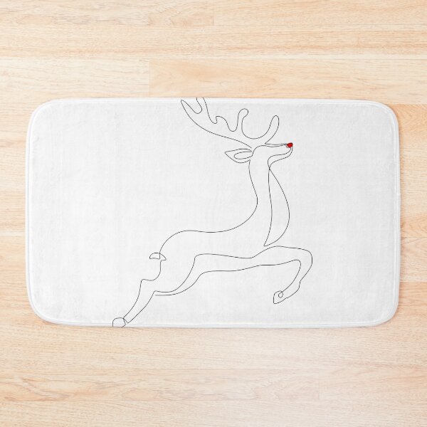 Item preview, Red Nose Christmas Reindeer  designed and sold by PinkySkull.