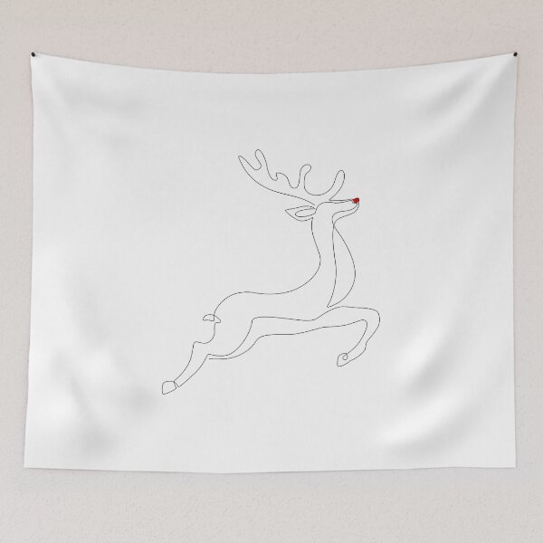 Item preview, Red Nose Christmas Reindeer  designed and sold by PinkySkull.