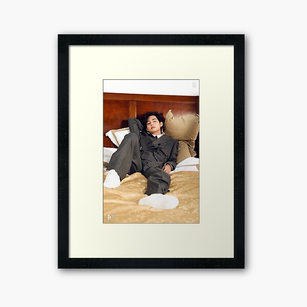 V Kim Taehyung Concept Photo Framed Art Print