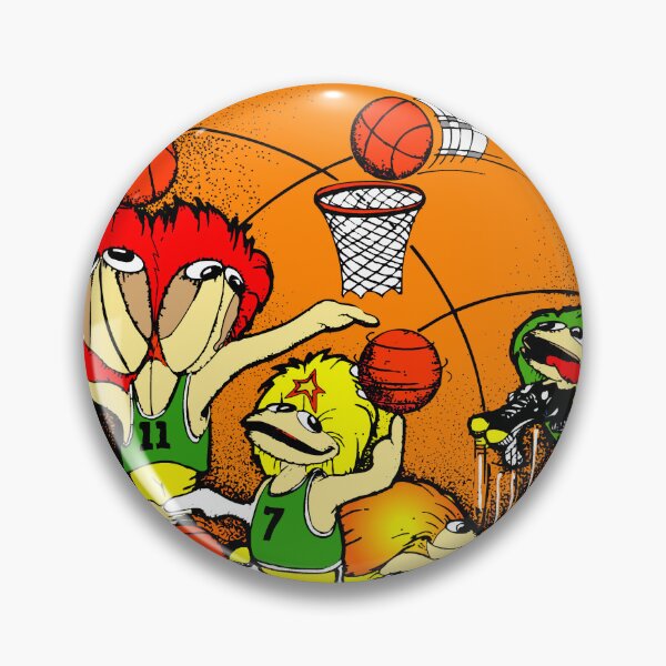 Item preview, Basketball Team Practice  - Clamkin Family Cartoon designed and sold by Bruce Ingrassia.