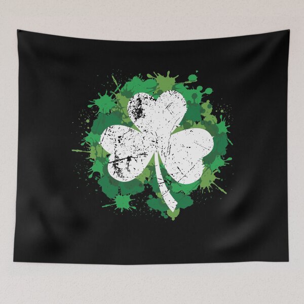 Item preview, St. Patrick's Day Tie Dye Shamrock Lucky Four-leaf Clover, St. Patrick's Day Tie Dye Shamrock Gift designed and sold by Rachiirt.