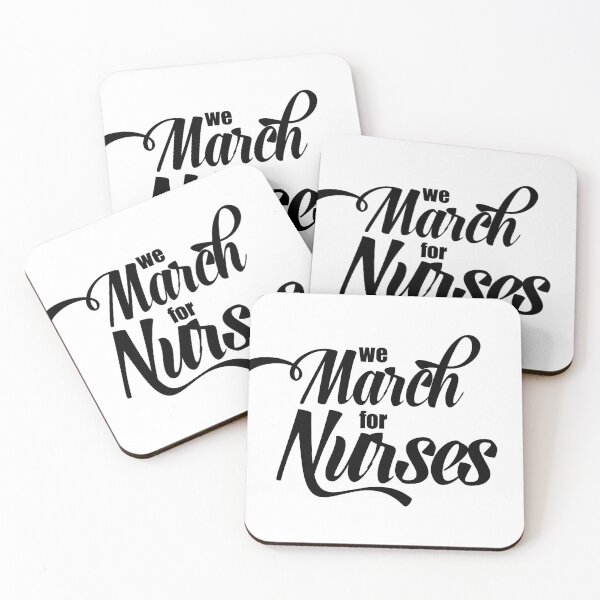 Item preview, we march for nurses designed and sold by Yaa2.