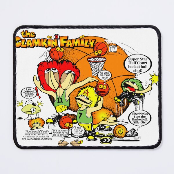 Item preview, Basketball Playing - Clamkin Family Cartoon  designed and sold by Bruce Ingrassia.