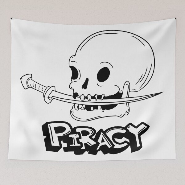 Item preview, Piracy skull dagger sword  designed and sold by Beano Supremo.