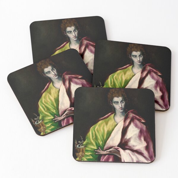 Item preview, Saint John the Evangelist by El Greco (c1610) designed and sold by allhistory.