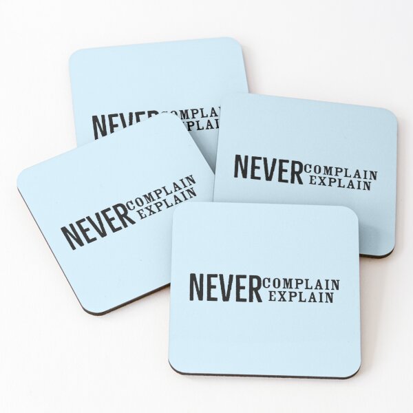 Item preview, Never complain never explain motivation   designed and sold by Ellie-UK.