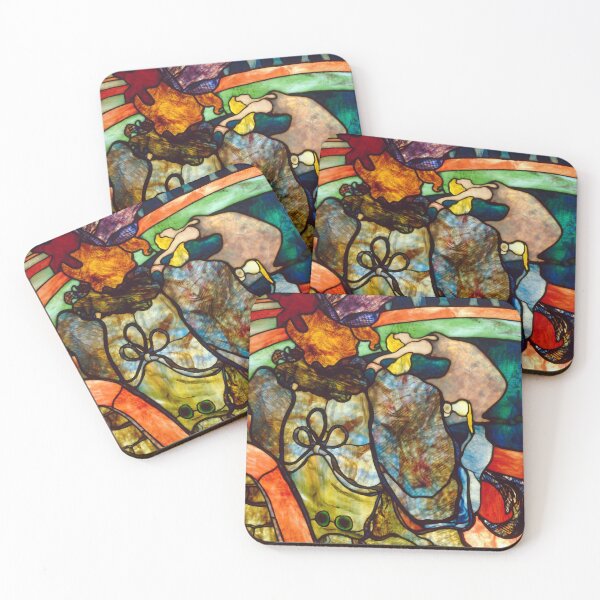 Item preview, At The New Circus (ballet-inspired stained glass) designed and sold by BluenoseArt.