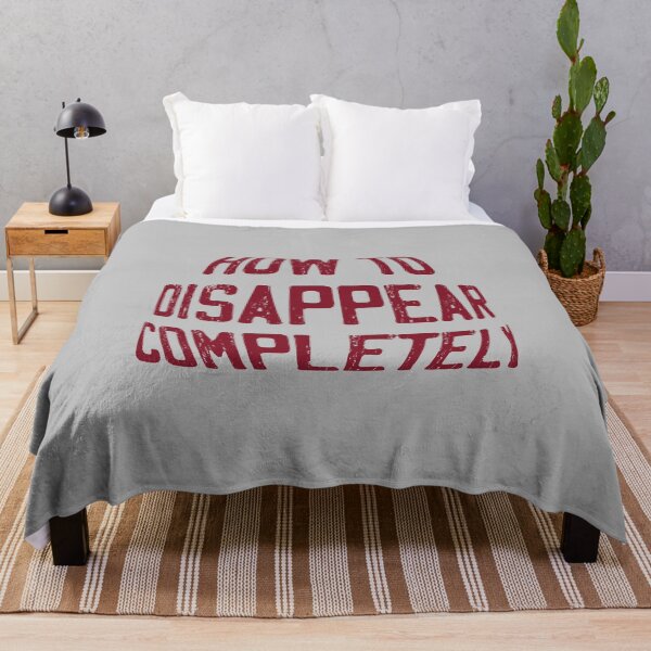 Item preview, How to Disappear Completely, burgundy designed and sold by perezzzoso.