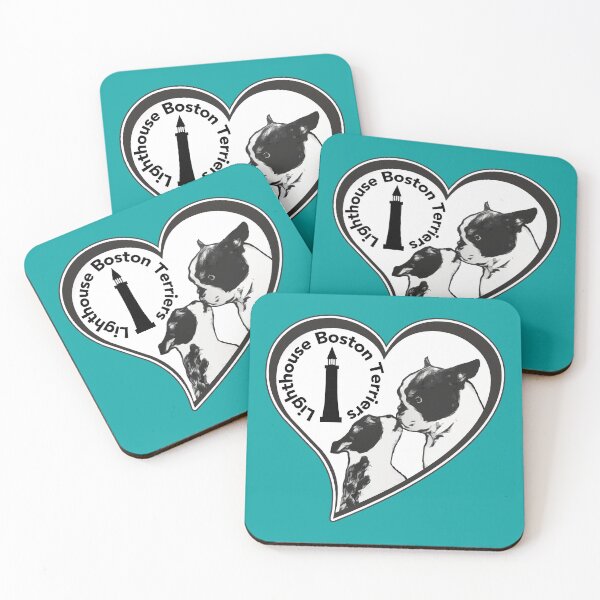 Item preview, Lighthouse Boston Terriers, Teal Designs designed and sold by It's Just Me.