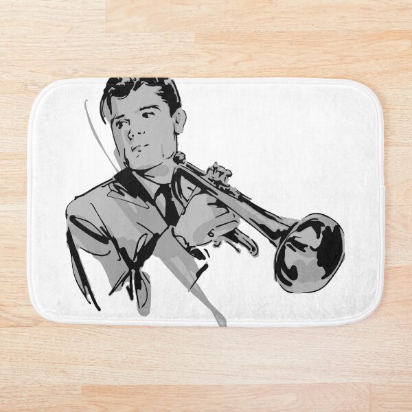 Aperçu de l'œuvre Chet Baker | illustration jazz créée et vendue par Pulpman.