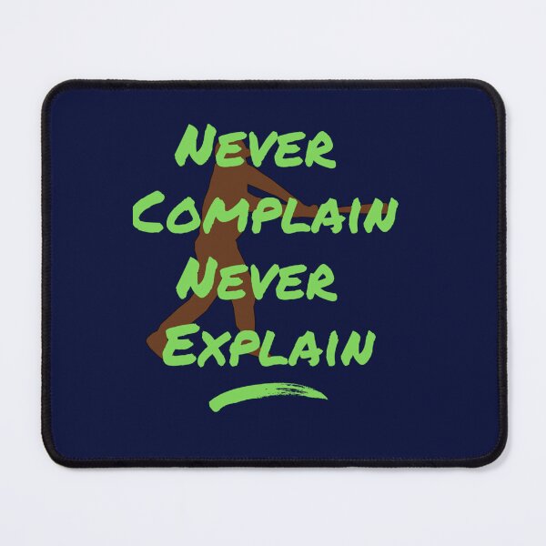 Item preview, Motivational quote Never Complain Never Explain for baseball player   designed and sold by Ellie-UK.