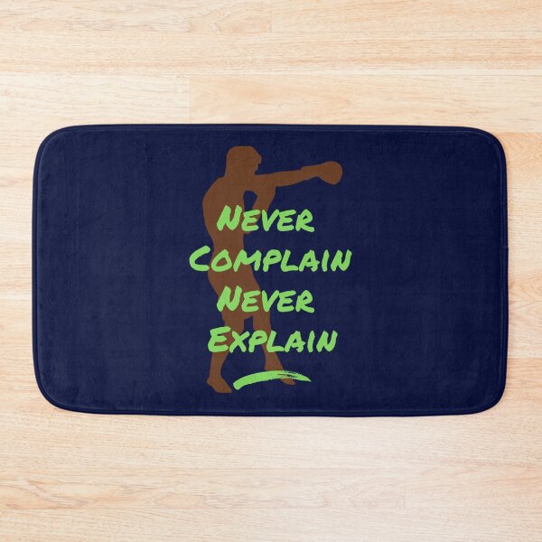 Item preview, Motivational quote Never Complain Never Explain for boxer   designed and sold by Ellie-UK.
