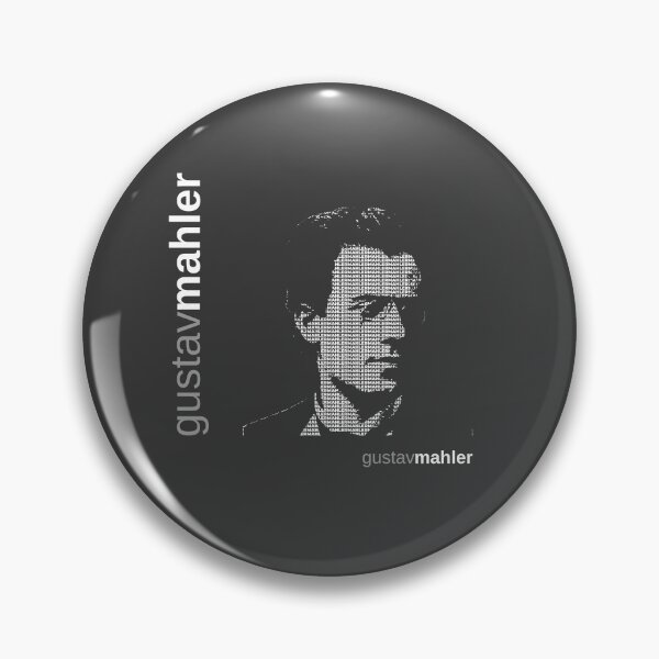 Item preview, Gustav Mahler typographic poster designed and sold by CMYKStudio.
