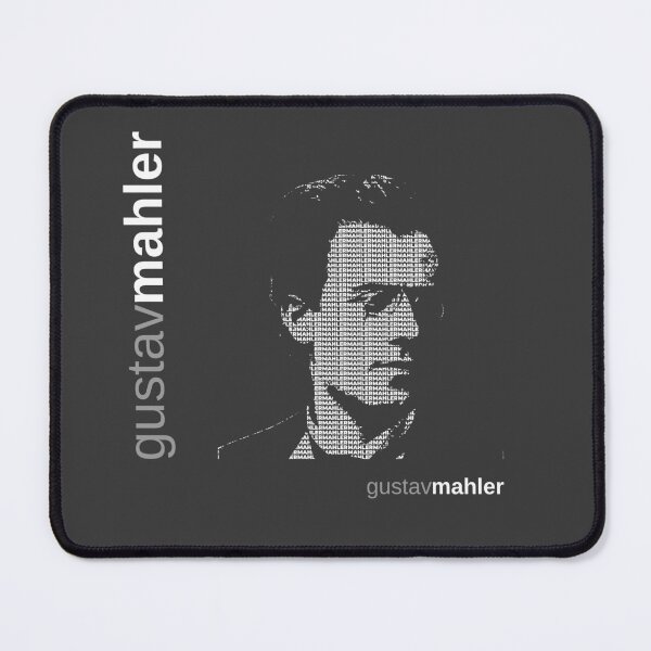 Item preview, Gustav Mahler typographic poster designed and sold by CMYKStudio.