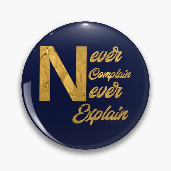 Item preview, never complain never explain funny  designed and sold by Ellie-UK.
