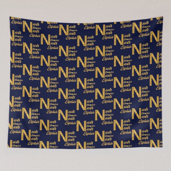 Item preview, never complain never explain funny  designed and sold by Ellie-UK.