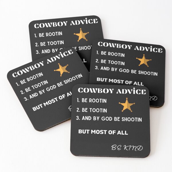 Item preview, Cowboy Advice - Old West  designed and sold by WolfyAL.