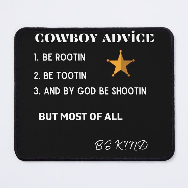 Item preview, Cowboy Advice - Old West  designed and sold by WolfyAL.