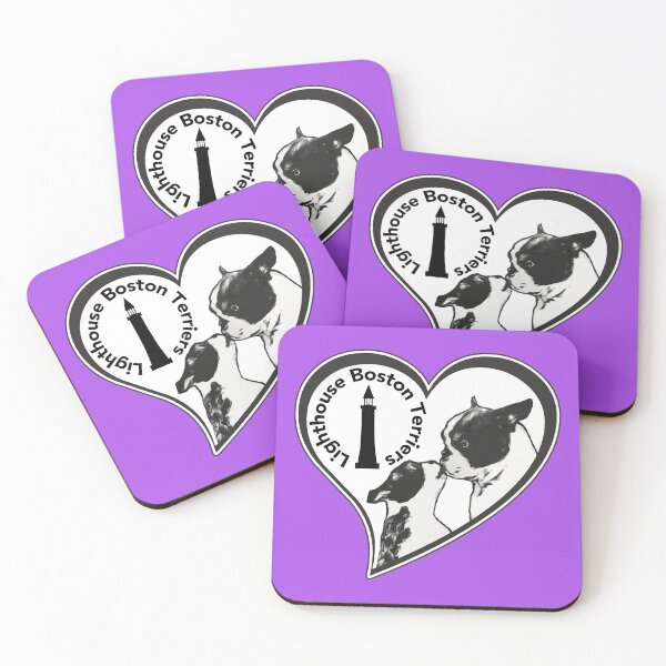 Item preview, Lighthouse Boston Terriers, Purple Designs designed and sold by It's Just Me.