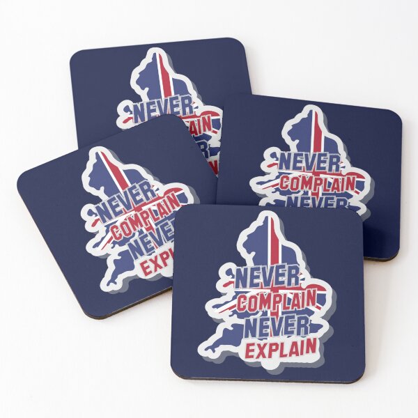 Item preview, never complain never explain        designed and sold by Ellie-UK.