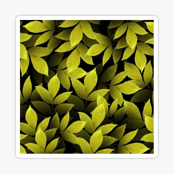 Leaf design Sticker
