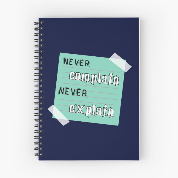 Item preview, never complain never explain   (3) designed and sold by Ellie-UK.