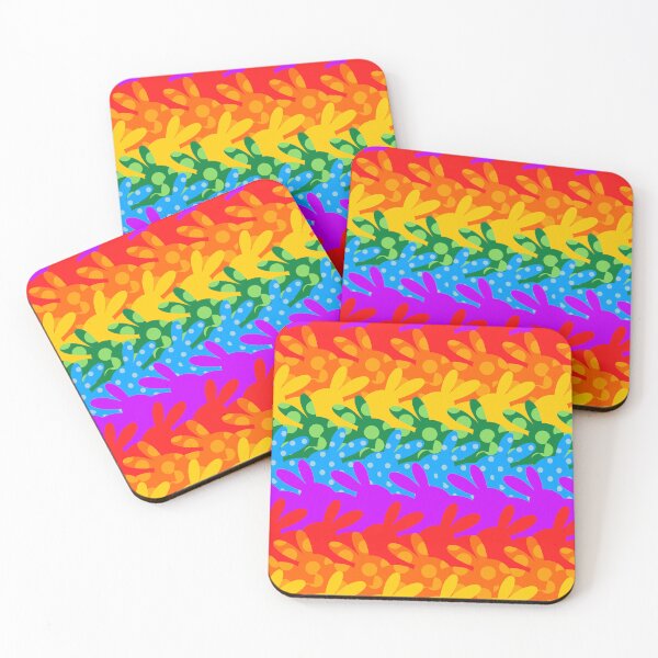Item preview, rainbow bunnies designed and sold by DrGingyWho.