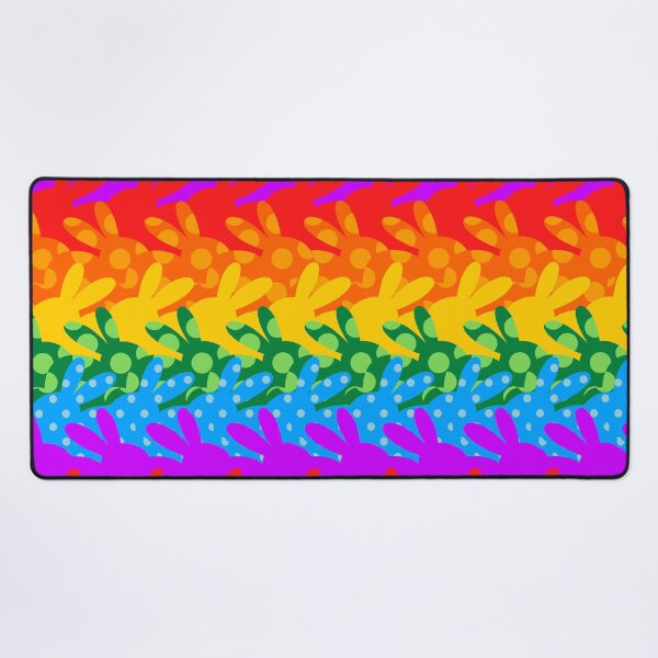 Item preview, rainbow bunnies designed and sold by DrGingyWho.
