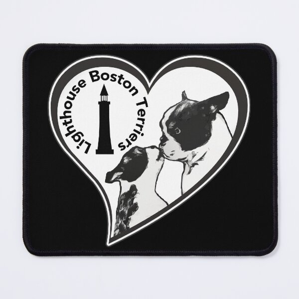 Item preview, Lighthouse Boston Terriers, Black Designs designed and sold by It's Just Me.