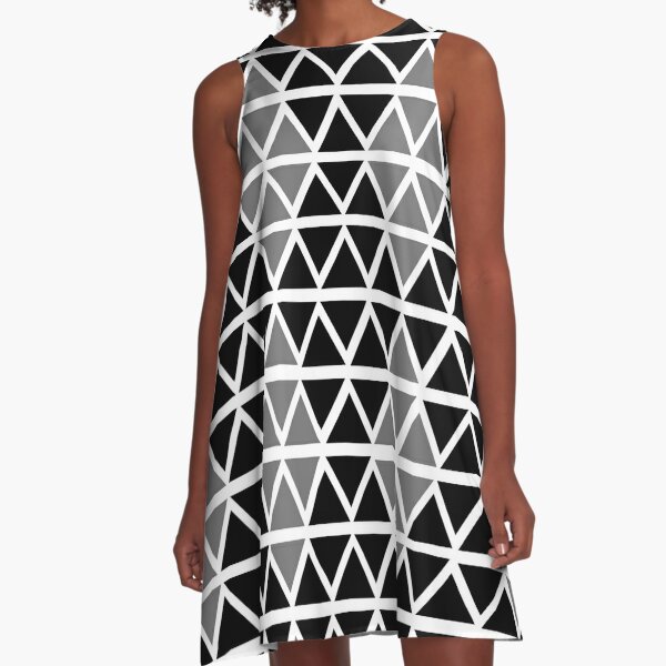 Geometric Rhombus Abstract Pattern Design A-Line Dress for Sale by  TheArtsyNana | Redbubble