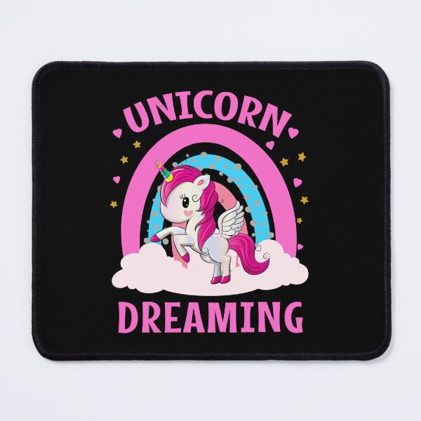 Item preview, Unicorn Dreaming - Colourful Unicorns - Unicorn - rainbow sky designed and sold by MOONINSPIRATION.