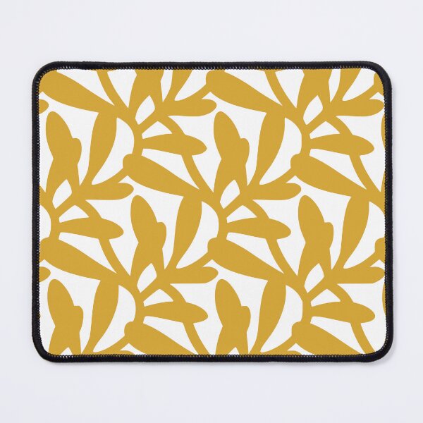 Item preview, Leaf Foliage, Abstract Floral Prints in Yellow designed and sold by meggydesigns.