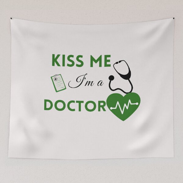 Item preview, kiss me I'm a doctor,funny,nice designed and sold by SENMARO100.
