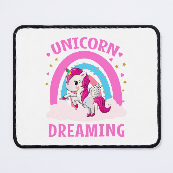 Item preview, Unicorn Dreaming - Colourful Unicorns - Unicorn - rainbow sky designed and sold by MOONINSPIRATION.