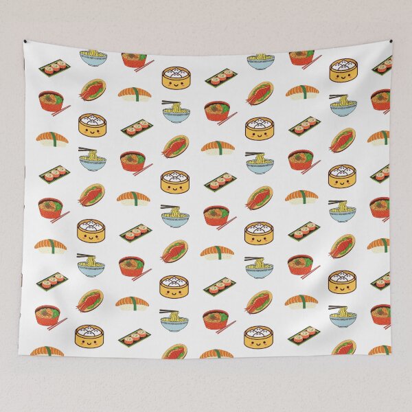 Item preview, Asian Japanese Food Noodles Sushi Dim Sum Pack designed and sold by Africrafts.